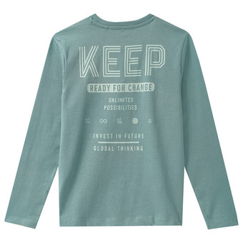 Jungen Langarmshirt mit Rücken-Print