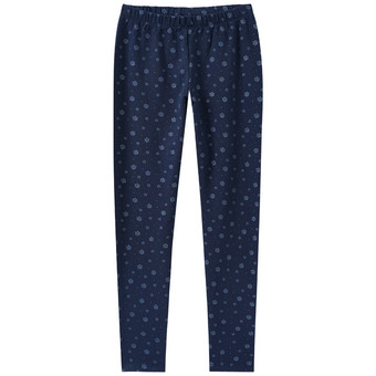 Mädchen Sweat-Leggings mit Blümchen