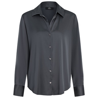 Damesblouse met satijnlook