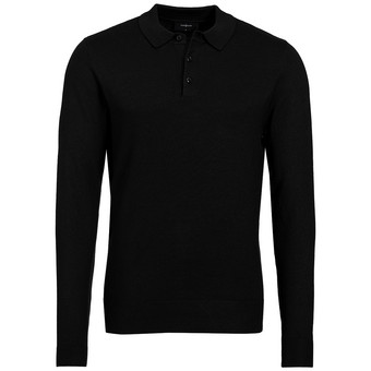 Gebreid poloshirt voor heren met viscose
