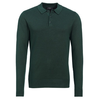 Gebreid poloshirt voor heren met viscose