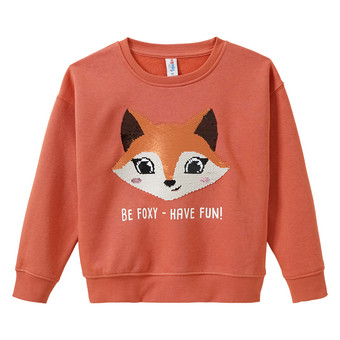 Mädchen Sweatshirt mit Wendepailletten