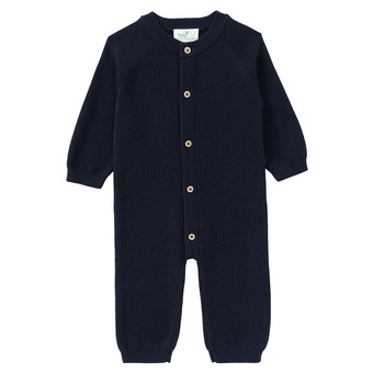 Newborn Woll-Overall unifarben