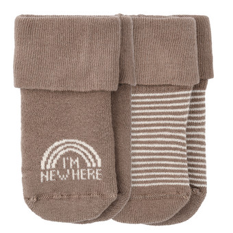 2 Paar Newborn Frottee-Socken Born 2026
