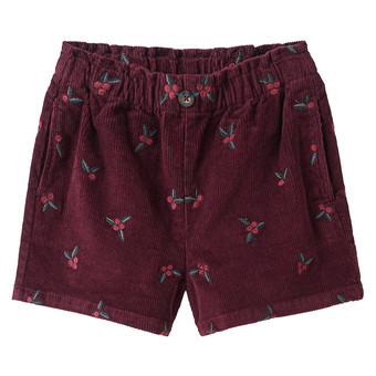 Mädchen Cordshorts mit Stickerei