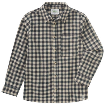 Jungen Flanellhemd mit Karo-Muster