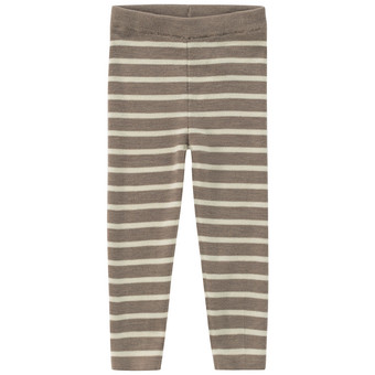 Baby Woll-Strickhose mit Streifen