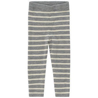 Baby Woll-Strickhose mit Streifen