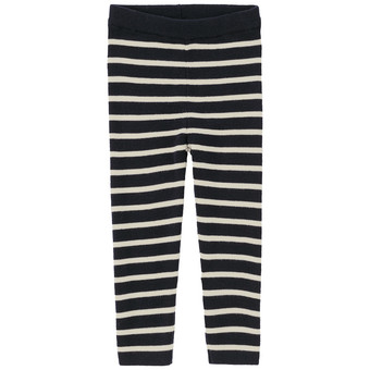 Baby Woll-Strickhose mit Streifen