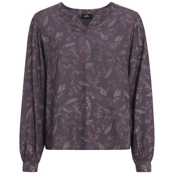 Damesblouse met paisleypatroon