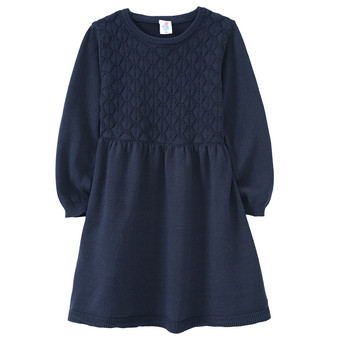 Mädchen Strickkleid mit Wabenstruktur | Ernsting's family
