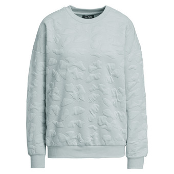 Dames-sweatshirt met textuur