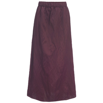 Damen Satinrock im Crinkle-Look