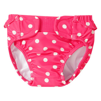 Baby Badewindel mit Punkten