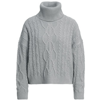 Damen Strickpullover mit Rollkragen