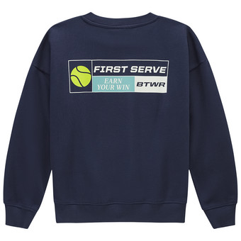 Jungen Sport-Sweatshirt mit Rücken-Print