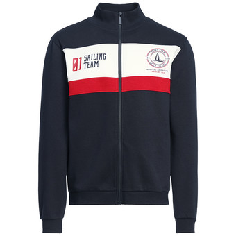Herren Sweatjacke mit Stehkragen
