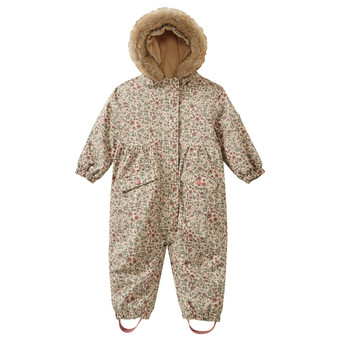Baby Schneeoverall im Millefleur-Design