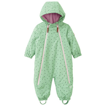 Baby Schneeoverall mit Herz-Allover