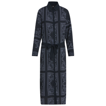 Damen Maxikleid mit Allover-Print