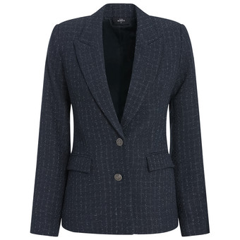 Damen Blazer in Bouclé-Optik