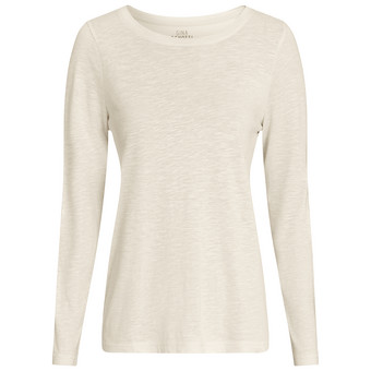 Damen Langarmshirt unifarben