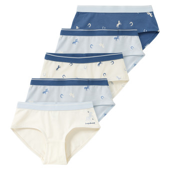 5 Mädchen Pantys mit Pferde-Motiven