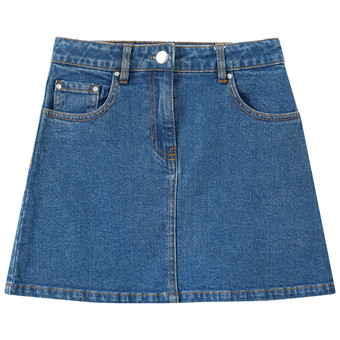 Mädchen Jeansrock im Five-Pocket-Style