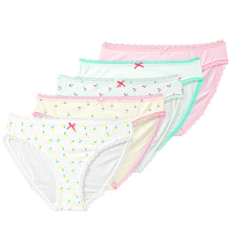 5 Damen Slips in Muster-Mix