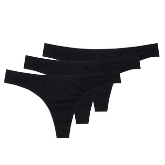3 Damen Seamless-Strings im Basic-Look