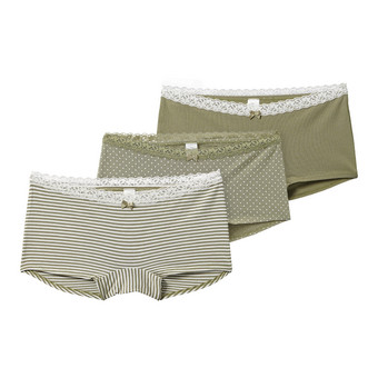 3 Damen Shorts mit Spitze