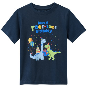 Kinder T-Shirt mit Geburtstags-Motiv