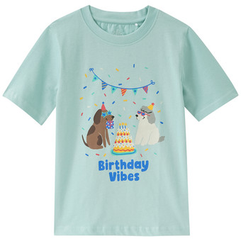 Kinder T-Shirt mit Geburtstags-Motiv