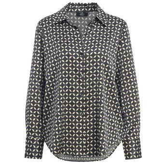 Damen Bluse in Satin-Optik