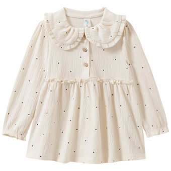 Baby Bluse mit Punkte-Allover