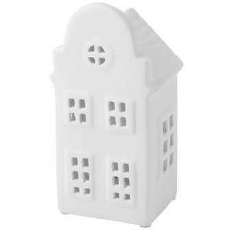 Großes LED-Deko-Haus aus Porzellan