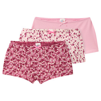 3 Mädchen Pantys in verschiedenen Dessins