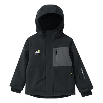 Kindersneeuwjas in effen kleur