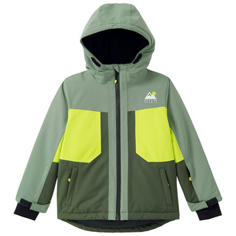 Sneeuwjas voor kinderen met colour blocking