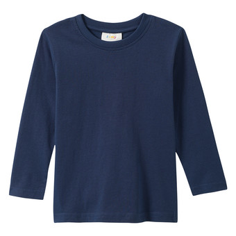 Kinder Langarmshirt im Basic-Look