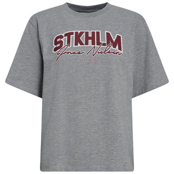 Damen T-Shirt mit Brust-Print