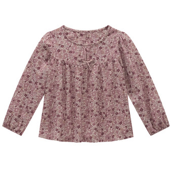 Mädchen Musselin-Bluse im Millefleur-Design