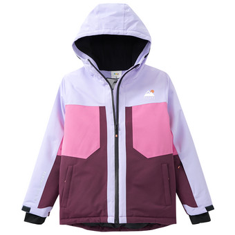 Sneeuwjas voor meisjes met colour blocking
