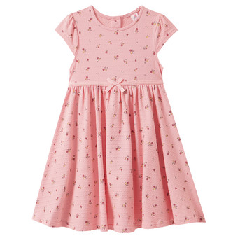 Mädchen Kleid mit Blümchen-Print