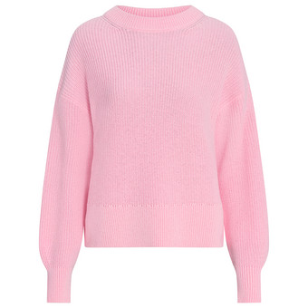 Damen Strickpullover mit Rippstruktur