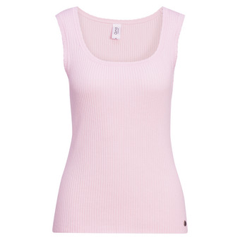 Damen Strick-Top in Ripp-Struktur
