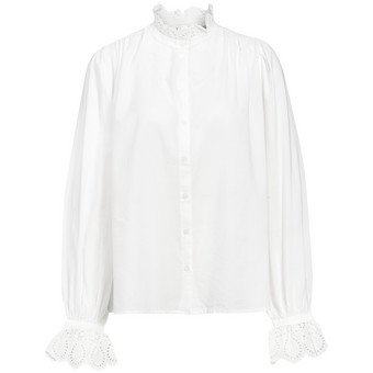 Damen Bluse mit Rüschen