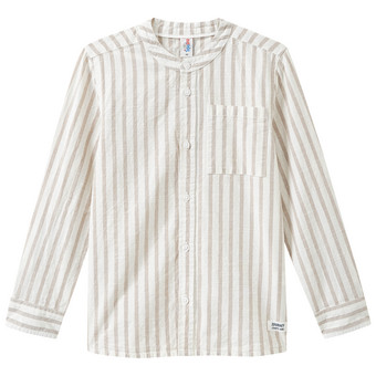 Jungen Hemd im Streifen-Look