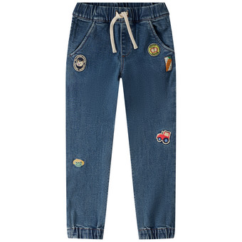 Jungen Pull-on-Jeans mit Stickereien