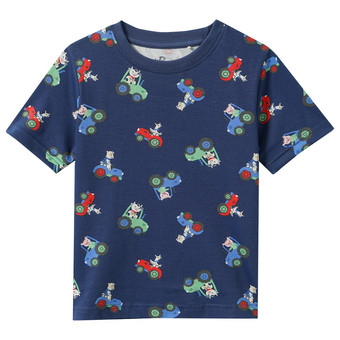 Jungen T-Shirt mit Traktor-Allover